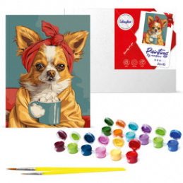 Zestaw do malowania po numerach Wspaniała kawa KHO6626 30x40 AP0015 uniwersalny