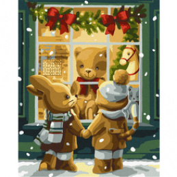 Malowanie po numerach 40x50 cm KHO6553 Sklep z zabawkami AP0110 uniwersalny