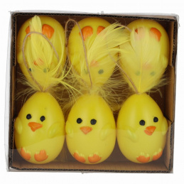 Jajka kurczaki 6 szt. wielkanocne