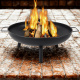 Linder Exclusiv Feuerschale, Feuerkorb, Feuerstelle Garten  Ø 80 cm mit Griffen