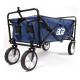 Aga Bollerwagen Gartenwagen faltbar mit Griff & Getränkehaltern bis 80 kg, Handwagen Outdoor MR4610 Blau