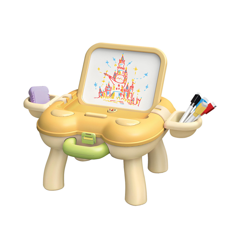 Aga4Kids Kindertafel mit Tisch Gelb