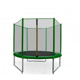 Aga SPORT PRO Trampolin 150 cm Dunkelgrün + Schutznetz