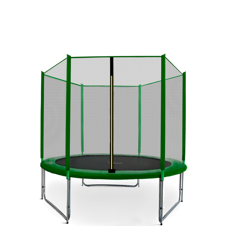 Aga SPORT PRO Trampolin 150 cm Dunkelgrün + Schutznetz
