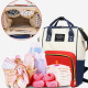 Aga Wickelrucksack für Mama 3in1 Dunkelblau