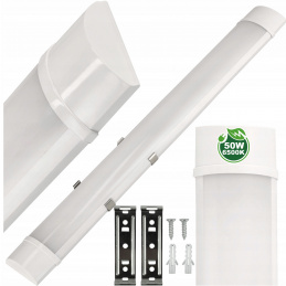 LED dílenské svítidlo 150cm - 230V - 50W - IP20 - studená bílá