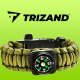 Armband Multifunktionales Survival - Grün