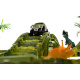 Dinosaurier Autobahn 240 Stück Kruzzel 17248