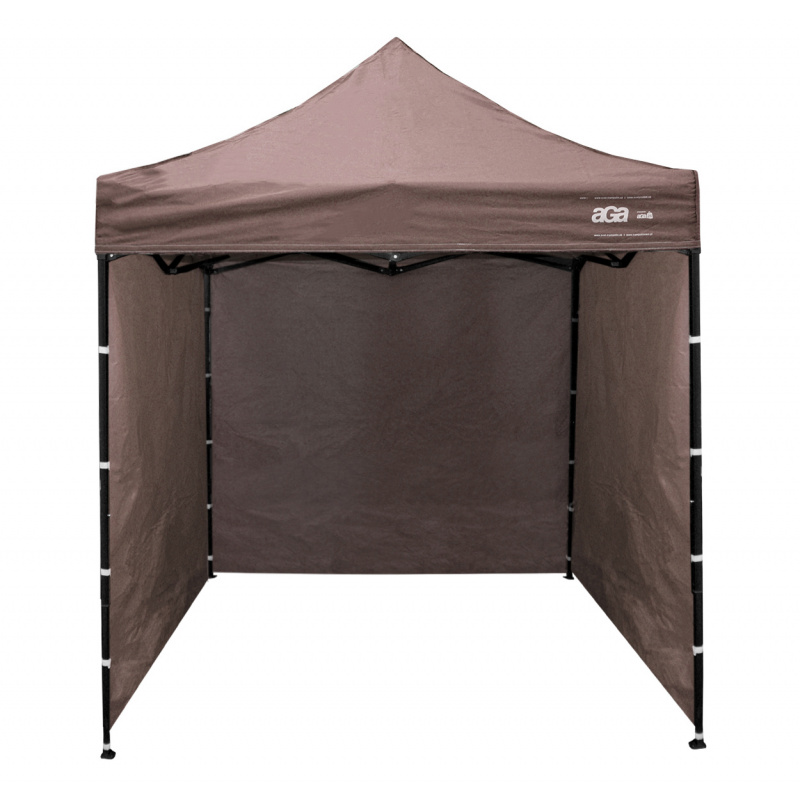 Aga Pavillon, Pop-up-Pavillon, Partyzelte, Faltpavillon  3x3m Braun