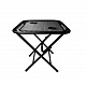 Aga Campingtisch MR48TB – Klapptisch 50x50x50 cm mit 2 Getränkehaltern – faltbar, stabil & wetterfest – kompakt für Camping & Reisen