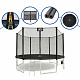 Aga SPORT PRO Trampolin 430 cm Schwarz + Sicherheitsnetz + Leiter + Schuhfach