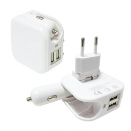 K242E ADAPTER SIECIOWY SAMOCHODOWY AC/DC