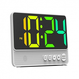 L45E ZEGAREK BUDZIK KOLOROWY LCD LAMPKA