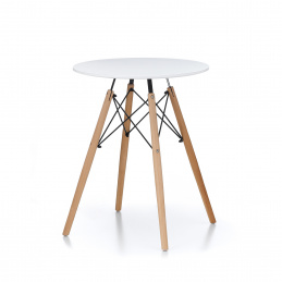 Aga Esstisch Skandinavischen Design rund 60 cm,Küchentisch Weiß