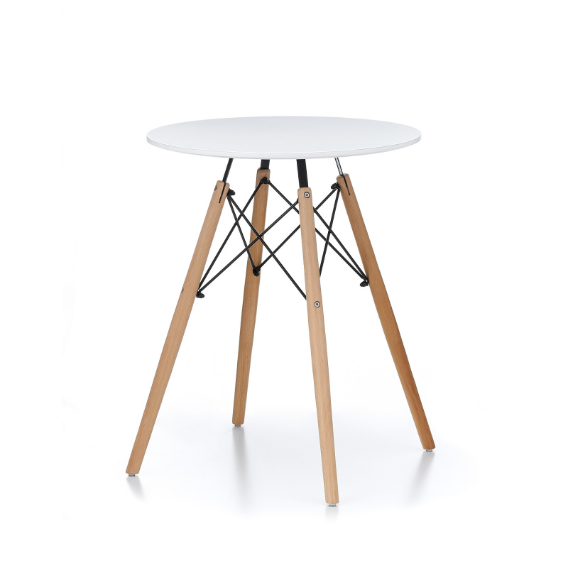 Aga Esstisch Skandinavischen Design rund 60 cm,Küchentisch Weiß