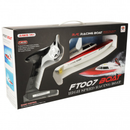 Łódź RC zdalnie sterowana FT007 czerwona