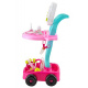 Medizinischer Wagen mit EKG-Untersuchung rosa ISO 8245