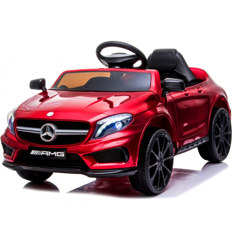 Mercedes GLA45 WIŚNIOWY  Lakierowany, EVA Skóra