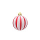 Aga Weihnachtskugeln MIX 6cm 8 Stück Weiss-Rot/Grün