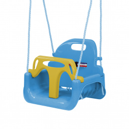 Aga4Kids Kinderschaukel mit Umrandung Blau