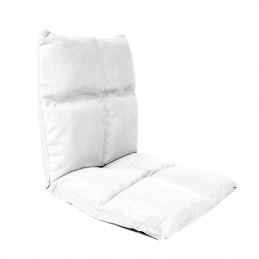 Aga Bodenliegesessel 52x55x55 cm Weiß