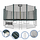 Aga SPORT PRO Trampolin 518 cm Dunkelgrün + Schutznetz + Leiter + Schuhtasche