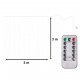 Aga LED Lichtvorhang 3x3m 300 LED Kaltweiß