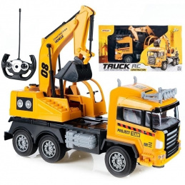 B5E STEROWANA CIĘŻARÓWKA Z KOPARA         MASZYNA BUDOLANA