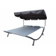 Linder Exclusiv Gartenliege für zwei Personen mit Baldachin MC4901