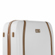 Aga Travel Kofferset 2 Teilig Hartschale - Koffer & Trolleys Set - Koffer Set 2 - Reisekoffer Set 2 Teilig - Hartschalenkoffer Set 2 Teilig - 2 Teiliges Trolley Set MR4670 Weiß