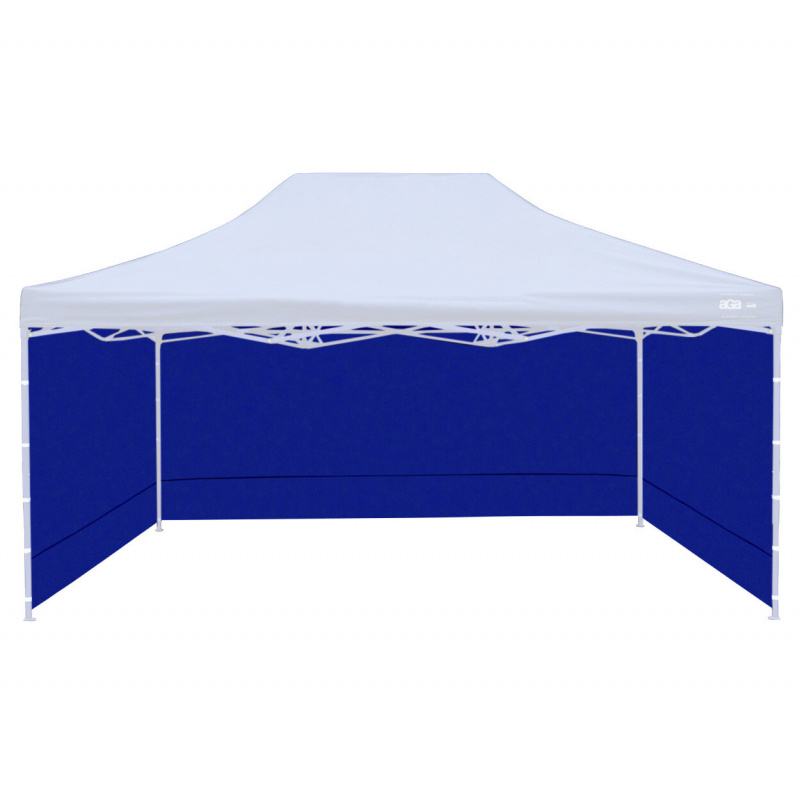 Aga Seitenwände für Verkaufsstand 3x4,5m Blau