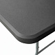 Aga Garten Klapptisch 240x74x74 cm Schwarz