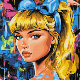 Malowanie po numerach 40 x 40 cm KHO8602 Nowoczesny Kopciuszek AP0102 uniwersalny