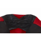 Aga Sitzsack Relaxationbag BALL XXXL Orange - Schwarz + Fußstütze - SEARCH