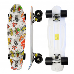 Aga4Kids Pennyboard 100kg Belastbar, Pennyboard, Longboard, Skateboard MR6013