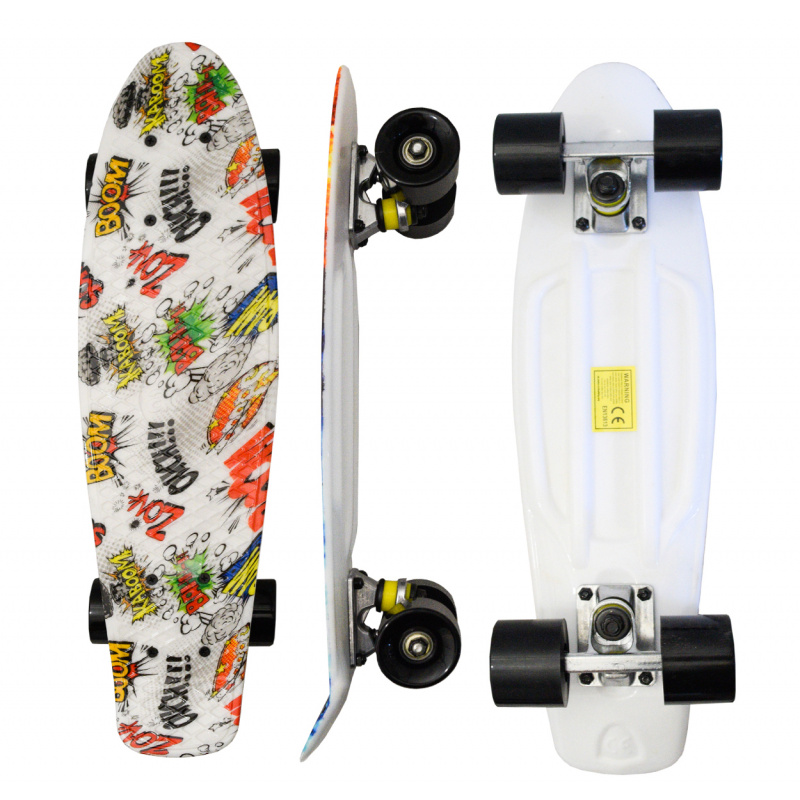 Aga4Kids Pennyboard 100kg Belastbar, Pennyboard, Longboard, Skateboard MR6013