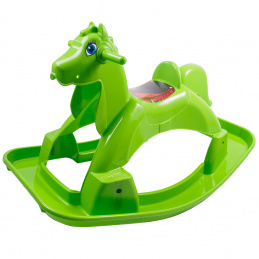Doloni Kunststoff-Schaukelpferd Grün