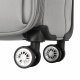 Aga Travel Kofferset 3-teilig MR4676 – Reisekoffer, Oxford-Gewebe, TSA-Schloss & 360° Rollen, Handgepäck, 35L/65L/95L, Hellgrau