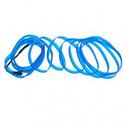 Oświetlenie ambientowe LED do samochodu / auta USB / 12V taśma 3m niebieska