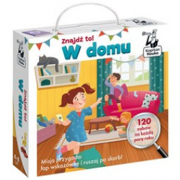 Kapitan Nauka Gra rodzinna Znajdź to! W domu 120 zabaw KS0887 uniwersalny
