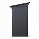 Aga Gartenhaus MR4057 – verzinkter Stahl, 1,5 m² – 163x182x89 cm - Schiebetür 61x165 cm – dunkelgrau – robust & witterungsbeständig – für Gartengeräte