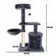 Aga Kratzbaum für Katzen DS313 88 cm