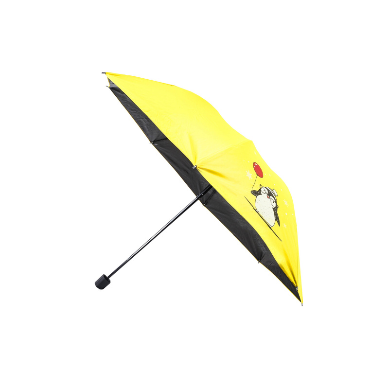 Aga Kinderschirm, Regenschirm, 97 cm Gelb, Klappschirm mit Automatik-Öffnung, Taschenschirm