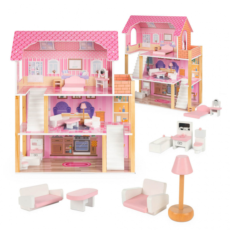 Puppenhaus aus Holz LULILO Tulipo 70 cm