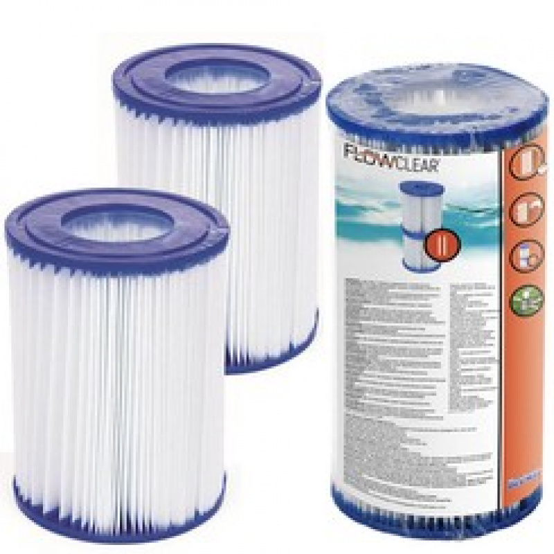 Bestway Pumpenfilterpatrone Typ II 2 Stück 58094