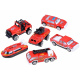 Feuerwehrauto-Set 6tlg. aus Metall ZA3505