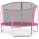 Aga SPORT FIT Trampolin 366 cm 12 ft Rosa + inneres Schutznetz