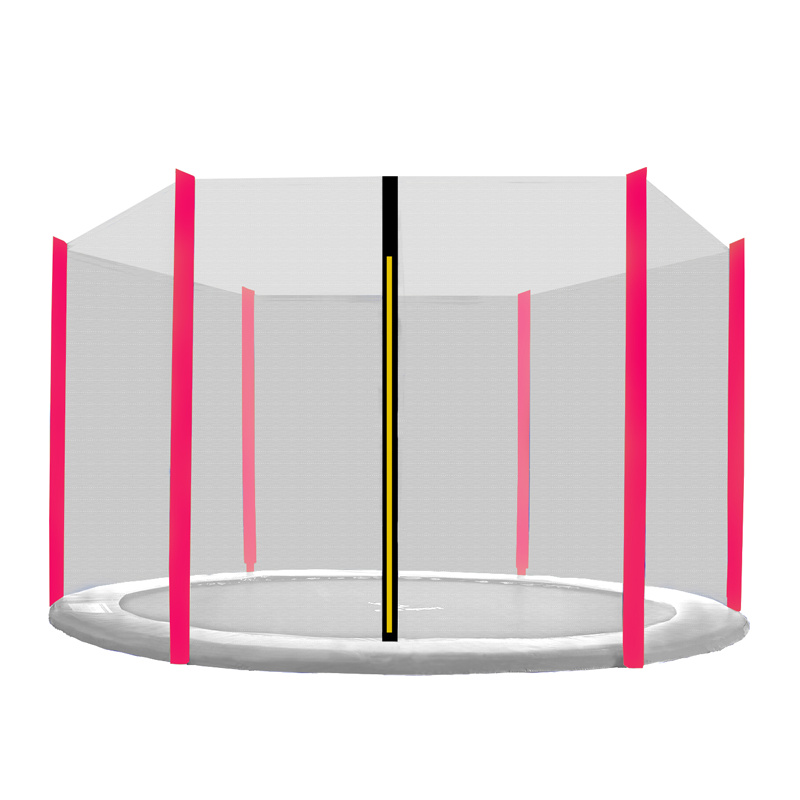 Aga Schutznetz 305 cm 10 ft für 6 Stangen Schwarzes Netz / Pink