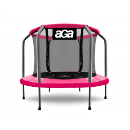 Aga Kindertrampolin 150 cm Rosa / Grau
