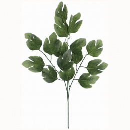Roślina sztuczna Gałązka liści Orzecha zielona - 70 cm